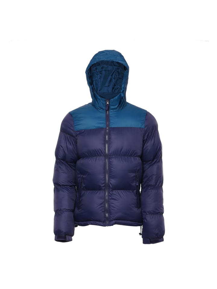 Herren Wattierte Steppjacke in Marine Dunkles Türkis