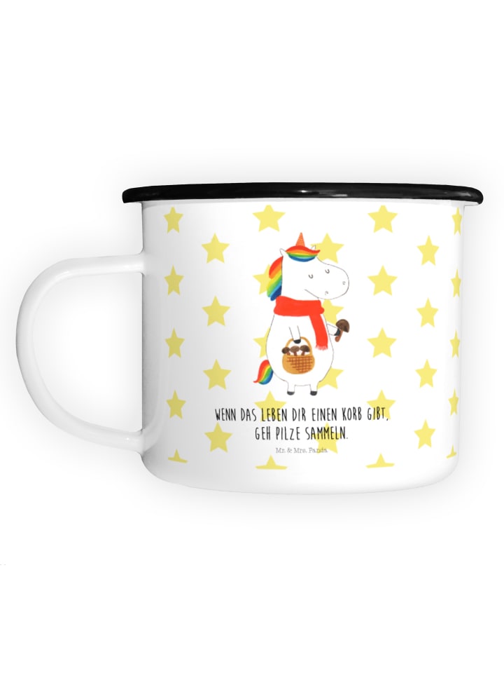 Tasse Einhorn Pilz mit Spruch in Weiß