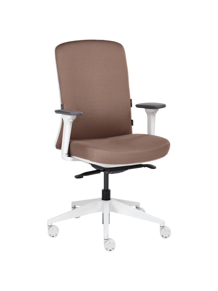 Professioneller Bürostuhl KAMILON in Braun/Schwarz