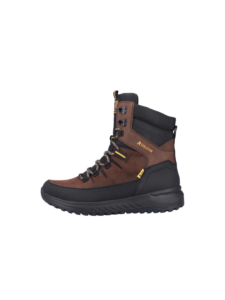 SHOES "Evolution" in nut-brown deep black