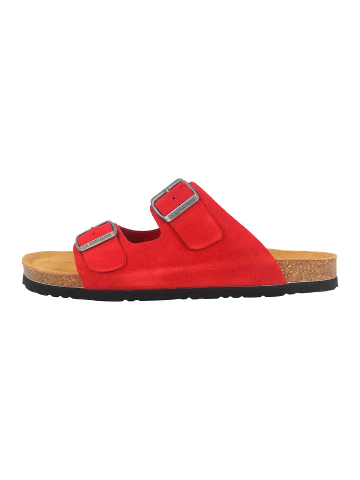 Pantoletten in Rot