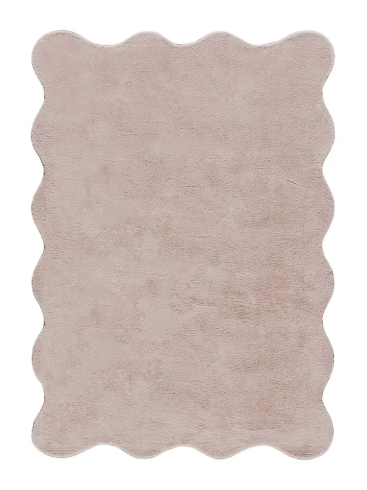 Waschbarer Hochflor-Teppich MELLOW in make up