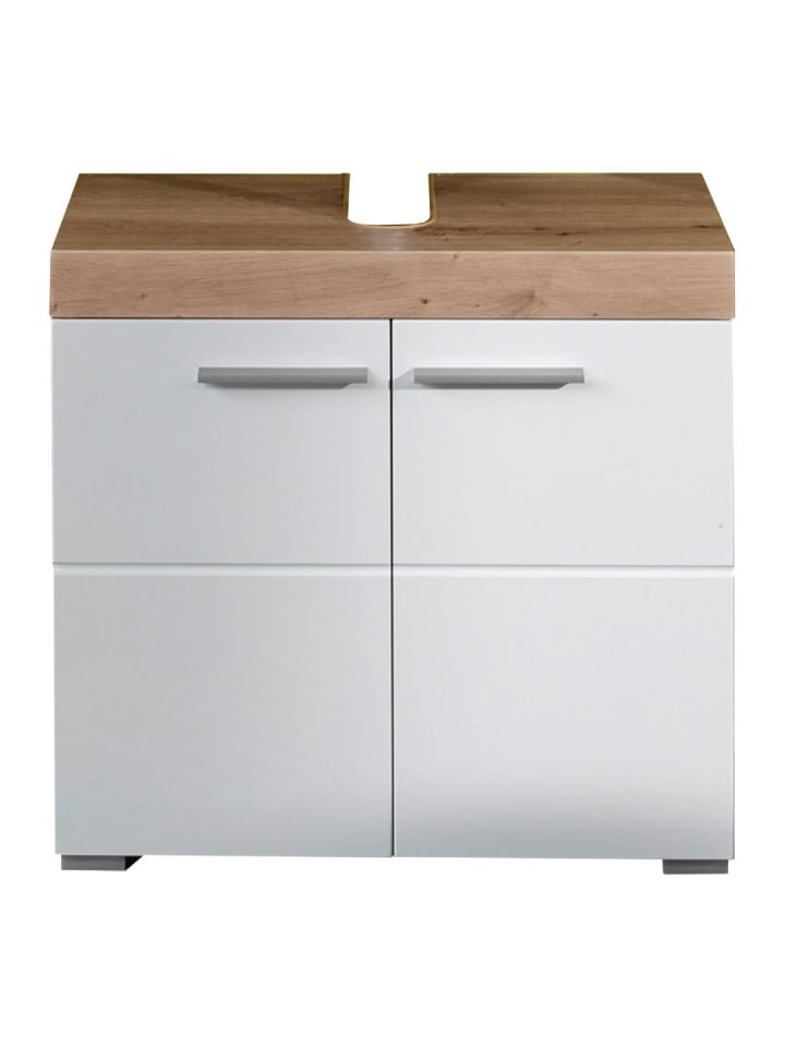 Waschbeckenunterschrank AmandaMandoBea Weiß 60 x 34 cm