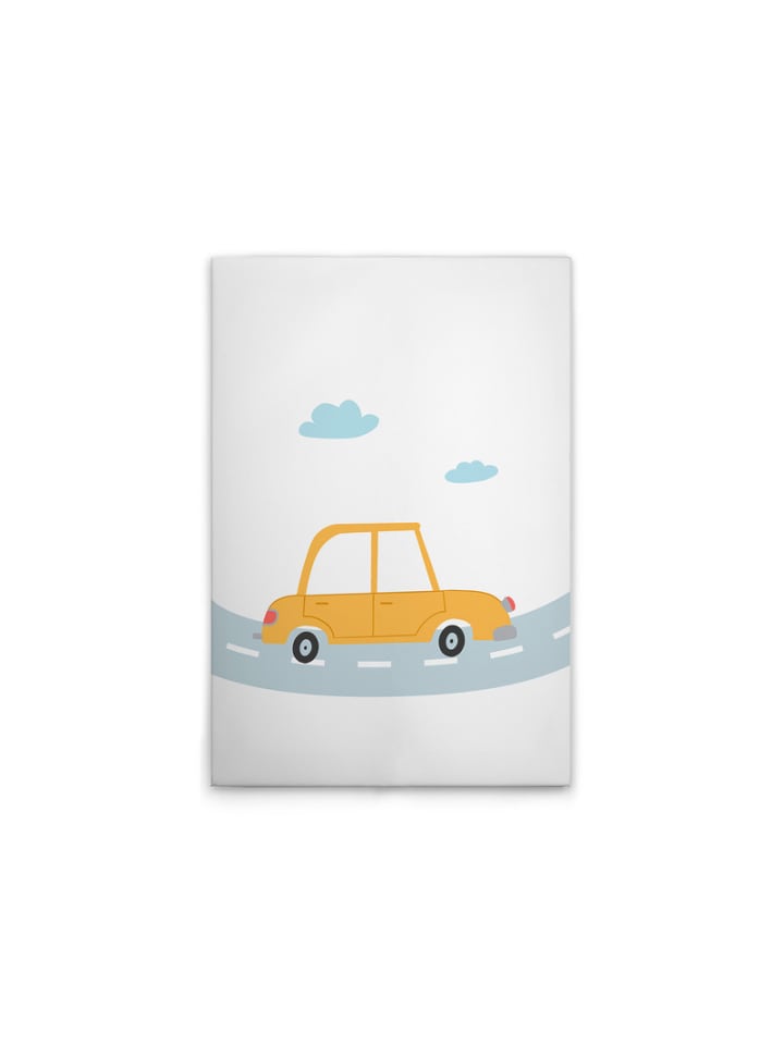 Leinwandbild Canvas Cars Weiss