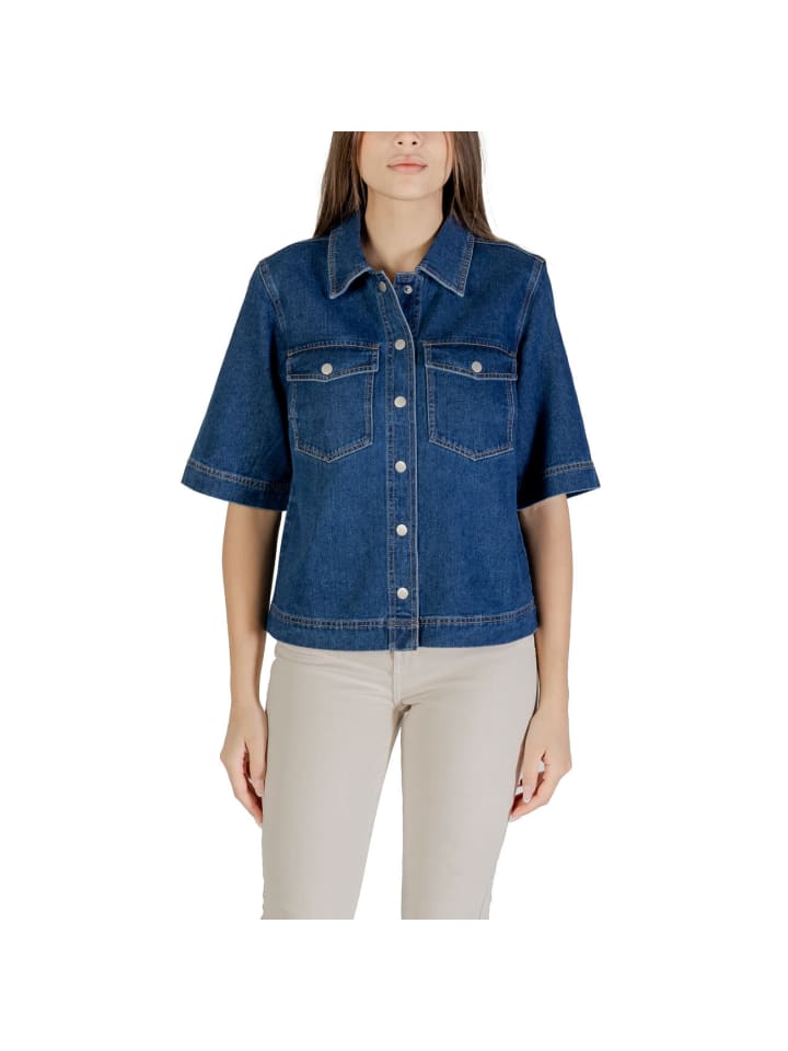Blau Damen Hemd