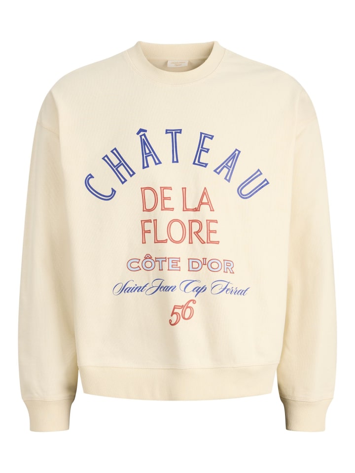 Sweatshirt in Antique White