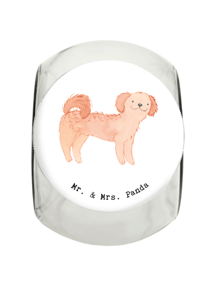 Leckerli Glas Cavapoo Lebensretter ohne Spruch in Weiß