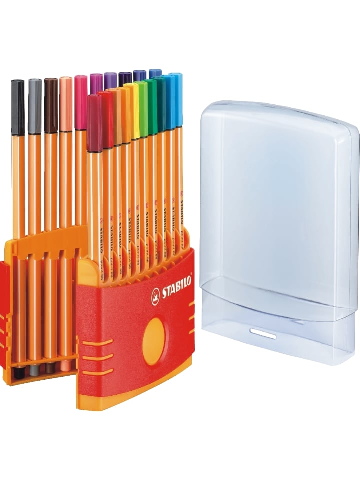 Fineliner point 88 ColorParade Kunststoffbox Packung mit 20er