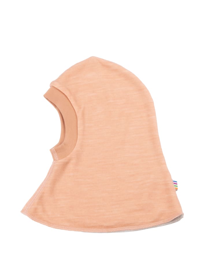 Schlupfmütze Merinowolle/Bio-Bambus in peach