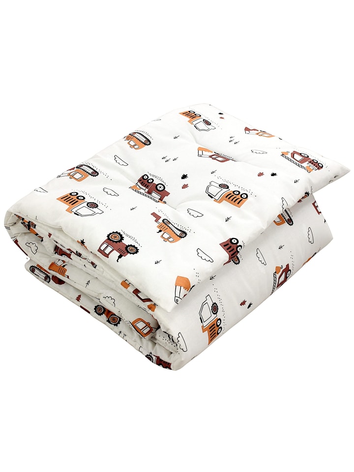 Kinder Bettdecken Set Gemustert in beige Modell 3