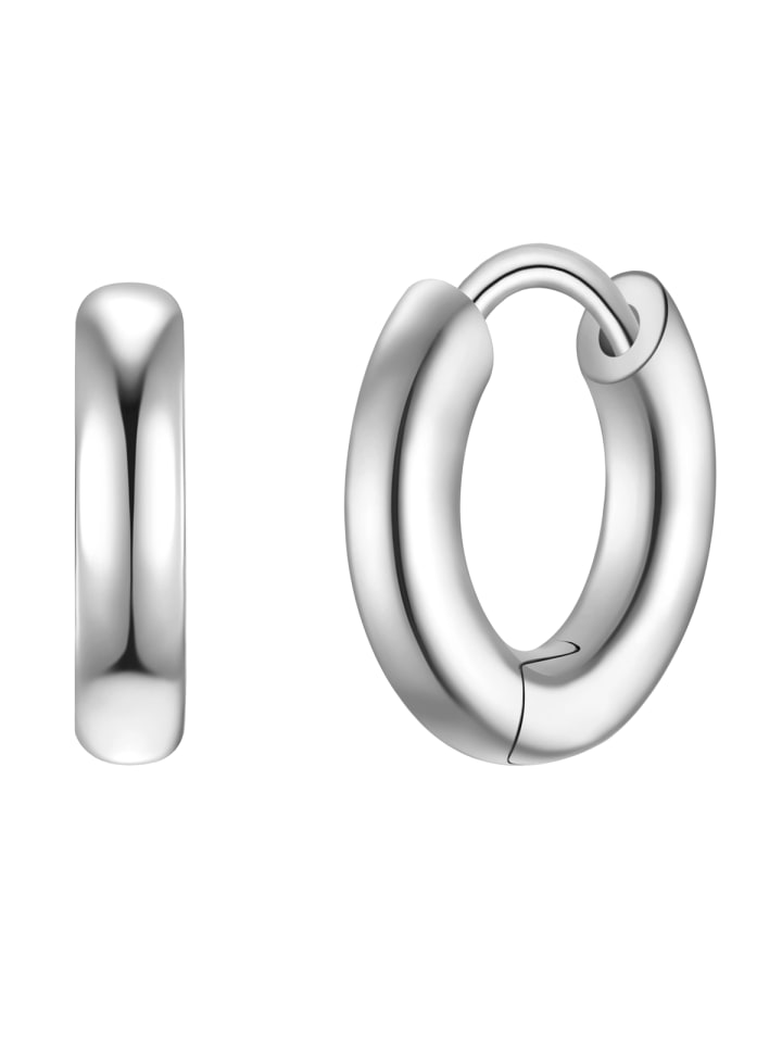 Creolen aus Sterling Silber in silber