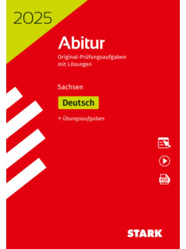 Buch - STARK Abiturprüfung Sachsen 2025 - Deutsch GK/LK, m. 1 Buch, m. 1 B