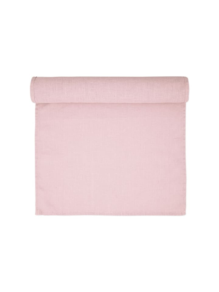 Tischläufer Leinen in pale pink