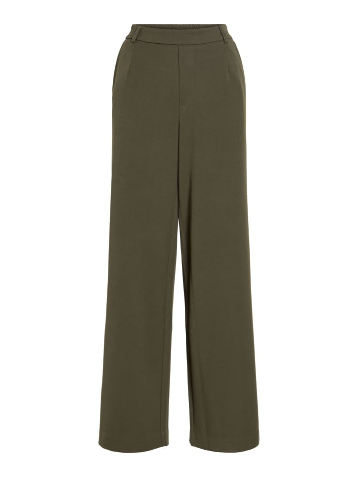 Wide Leg Hose in Forest Night1