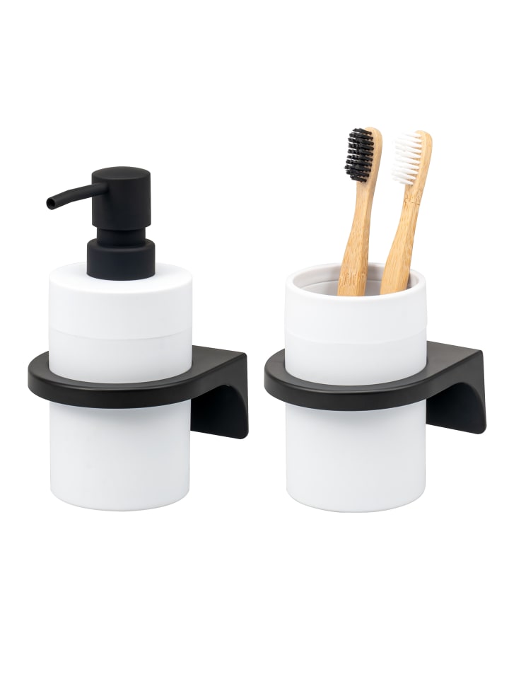 2tlg. - Bad-Accessoires -Set SAVONA Softtouch