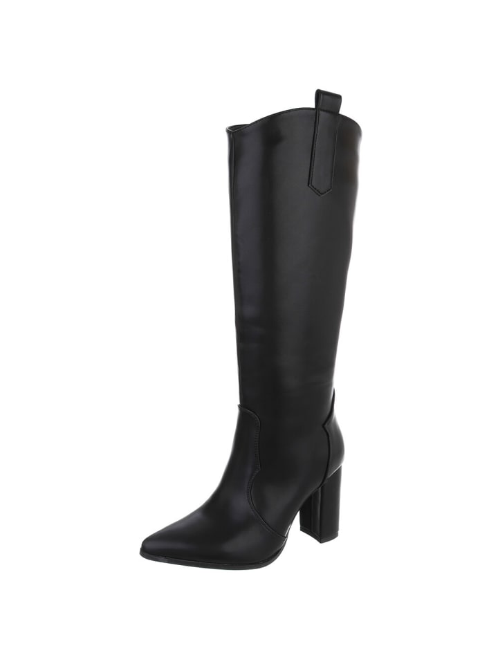 High Heel in Schwarz und Grau