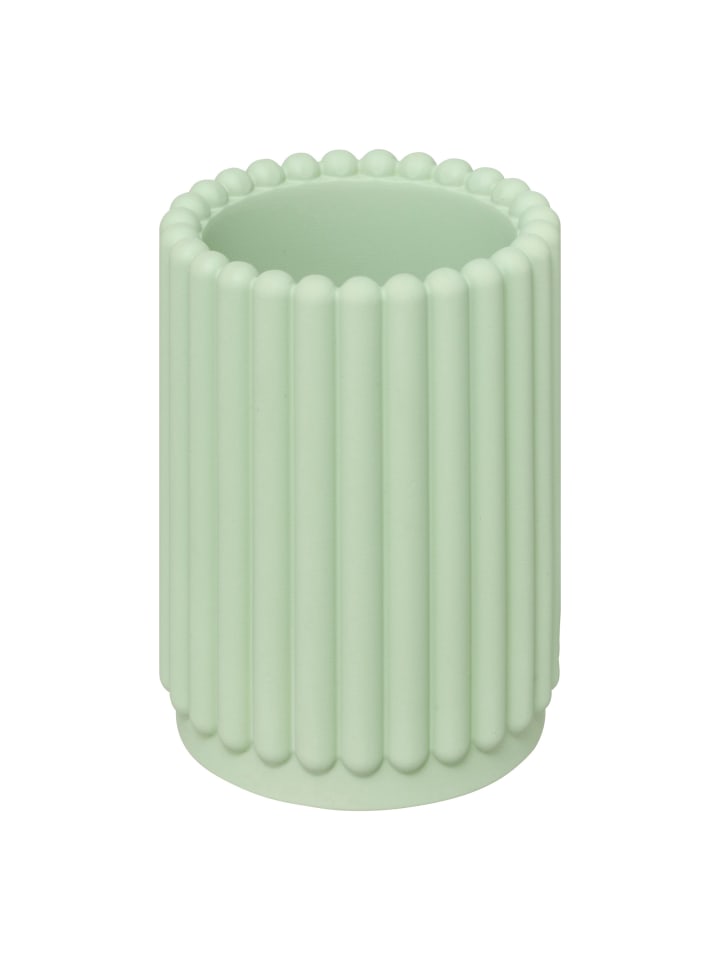Zahnbürstenbecher BONBON in Grün, Ø 7,5 cm