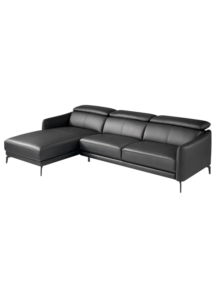 Chaise longue Sofa 6040 in Schwarz