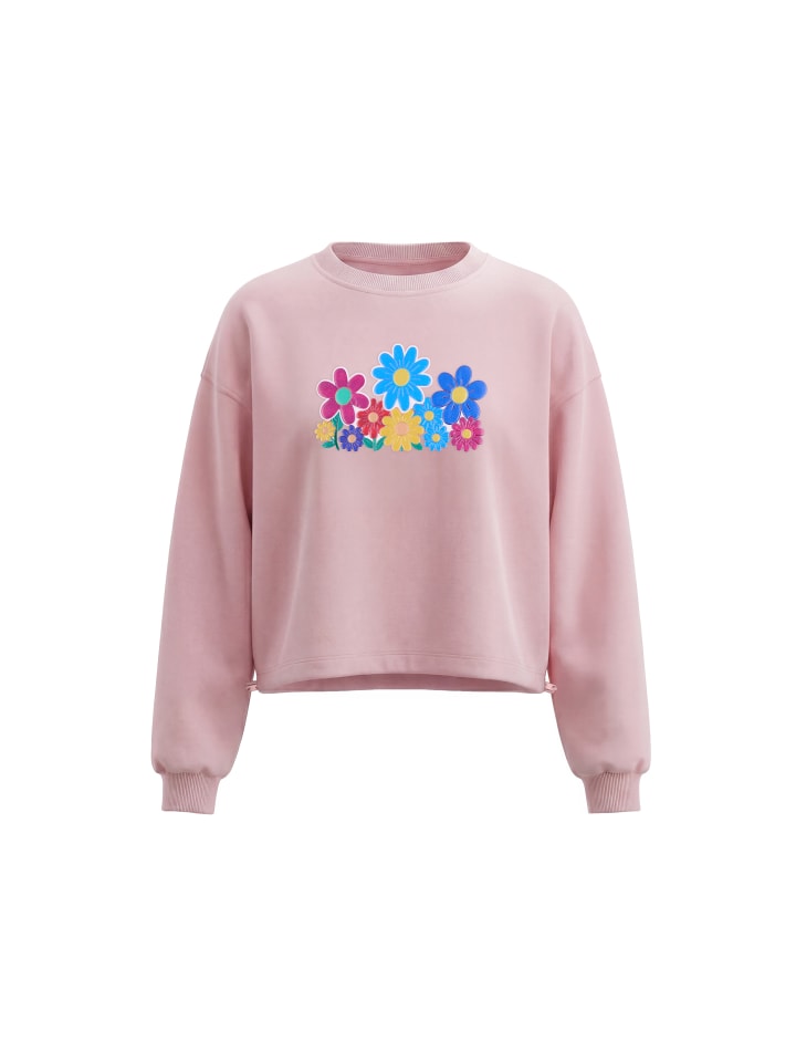 Women Sweatshirt in Light Rose