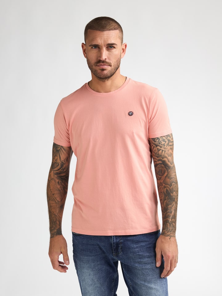 T-Shirt mit Logo Windward in Rot