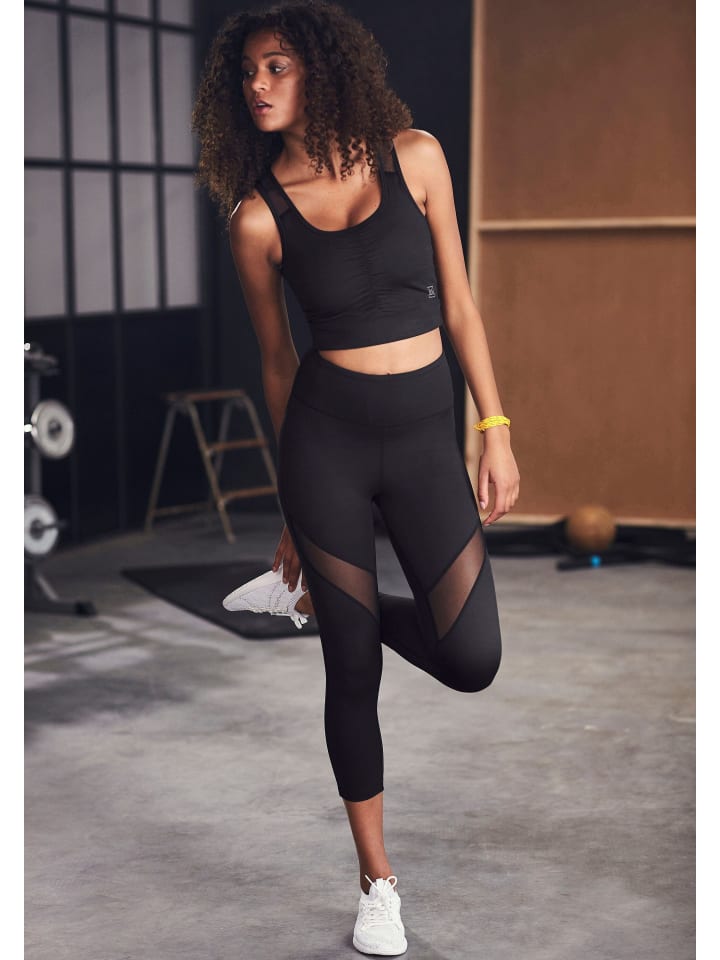 LASCANA ACTIVE Caprileggings in schwarz günstig kaufen | limango