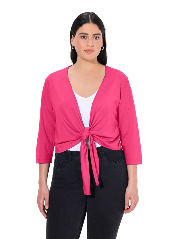 Shirtjacke in magentapink