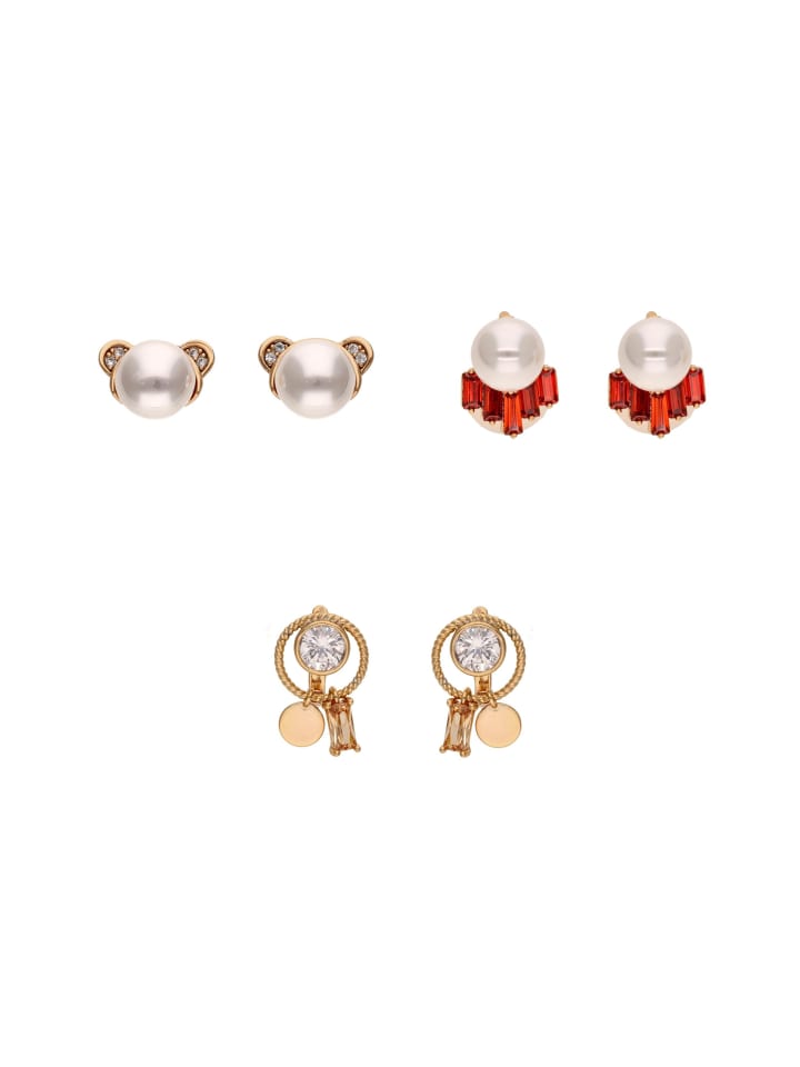 Women Earrings Set in gold