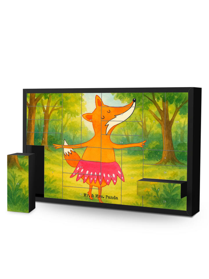 Weihnachtskalender Fuchs Ballerina Design ohne ... in Weiß