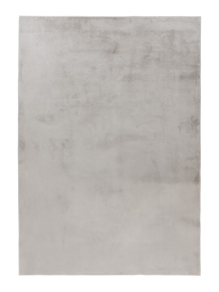 Wohnzimmer Teppich – Kurzflorteppich Surfacer 225 in silber