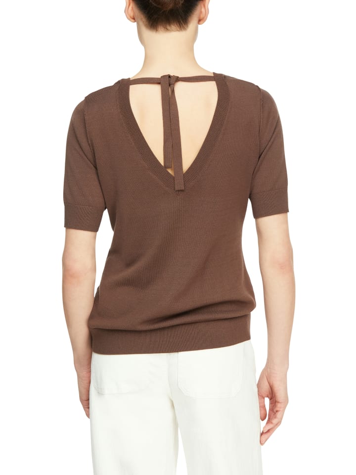 Blusenshirt in schoko - 0001