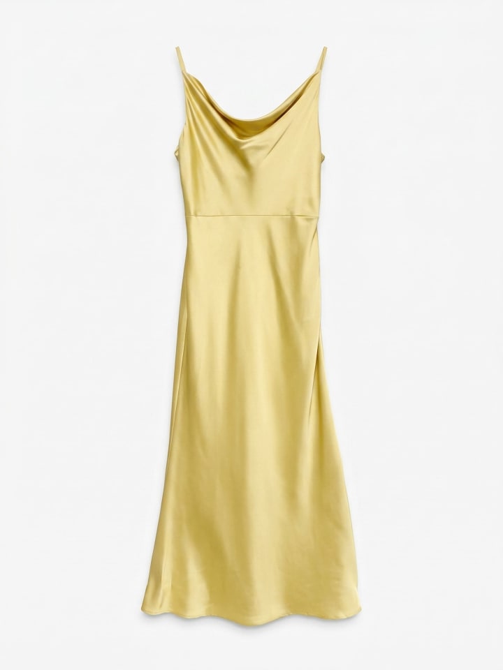 Kleid in Pale Banana
