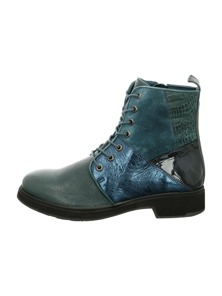 Komfort Stiefeletten in Türkis