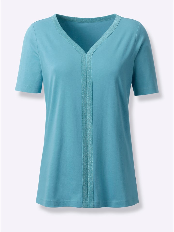 Kurzarm-Shirt in ozean