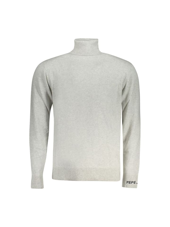 Grau Baumwolle Herren Pullover