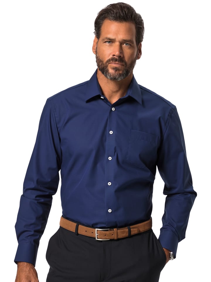 Hemd in navy blau