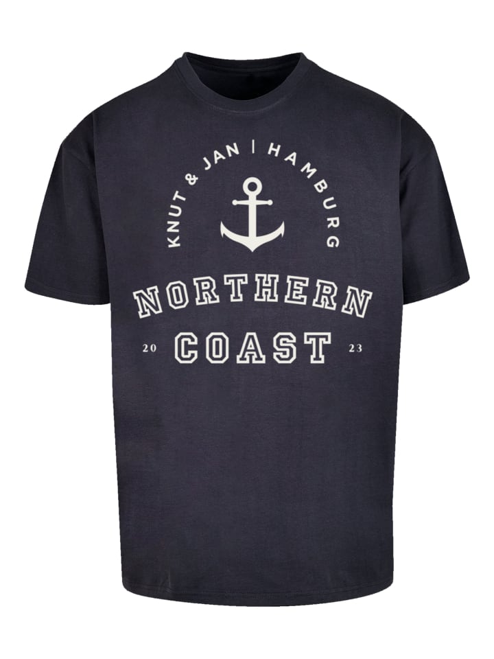 F4NT4STIC T-Shirt Northern Coast Nordsee Knut & Jan Hamburg in marineblau  günstig kaufen | limango