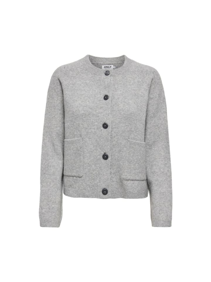 Pullover in Light Grey Melange