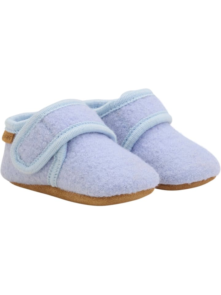 Kinder Hausschuh "Baby Wool Slippers" in Blau