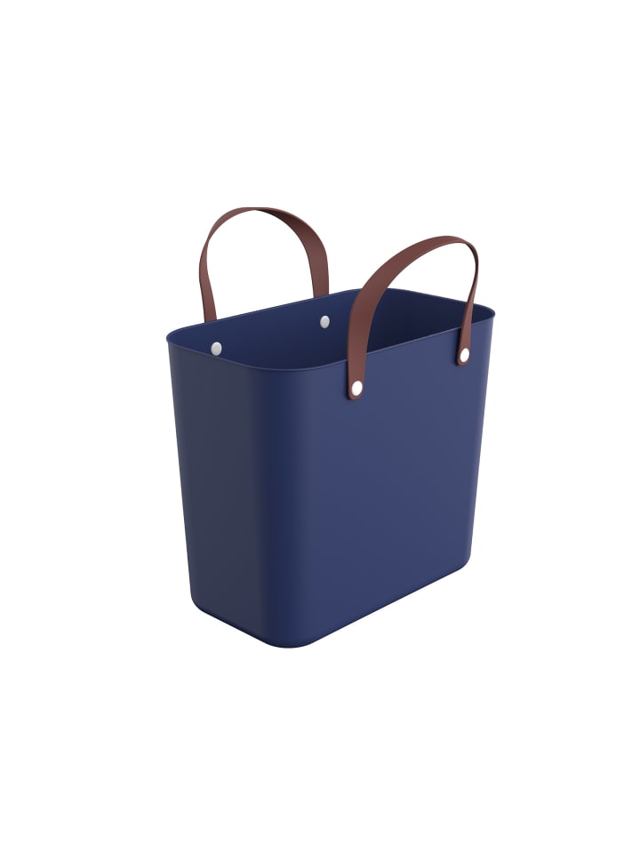 Albula Einkaufskorb 25l, Kunststoff (PP recycelt) in Iris dunkelblau ged.