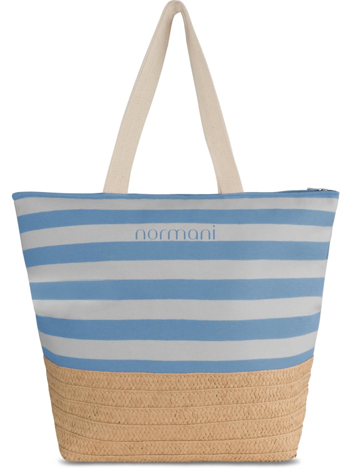 Große Strandtasche Mackay in Blau