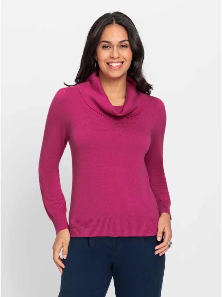 Pullover in fuchsia