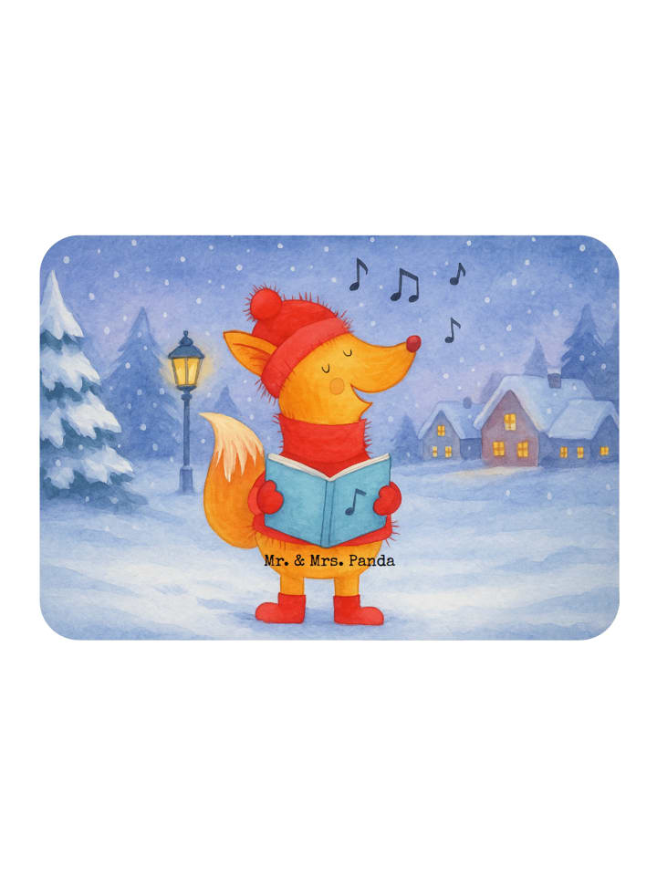 Pinnwand Magnet Fuchs Sänger Design ohne Spruch in Weiß