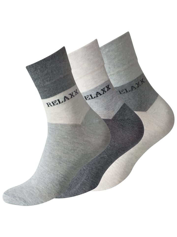 6 Paar Kurzschaftsocken in Grau-Beige