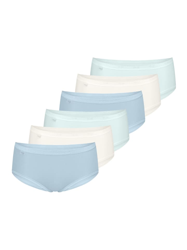 Midi Slip Basic+ in Sea blue Light