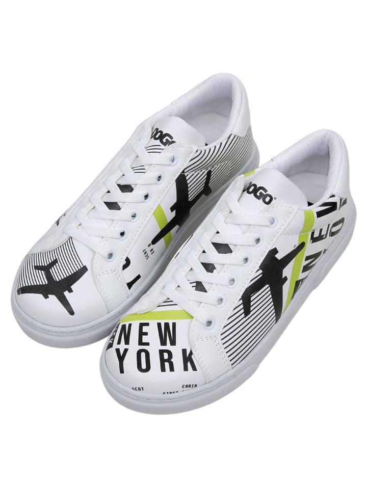 Ace Sneakers - New York Ticket in Weiß