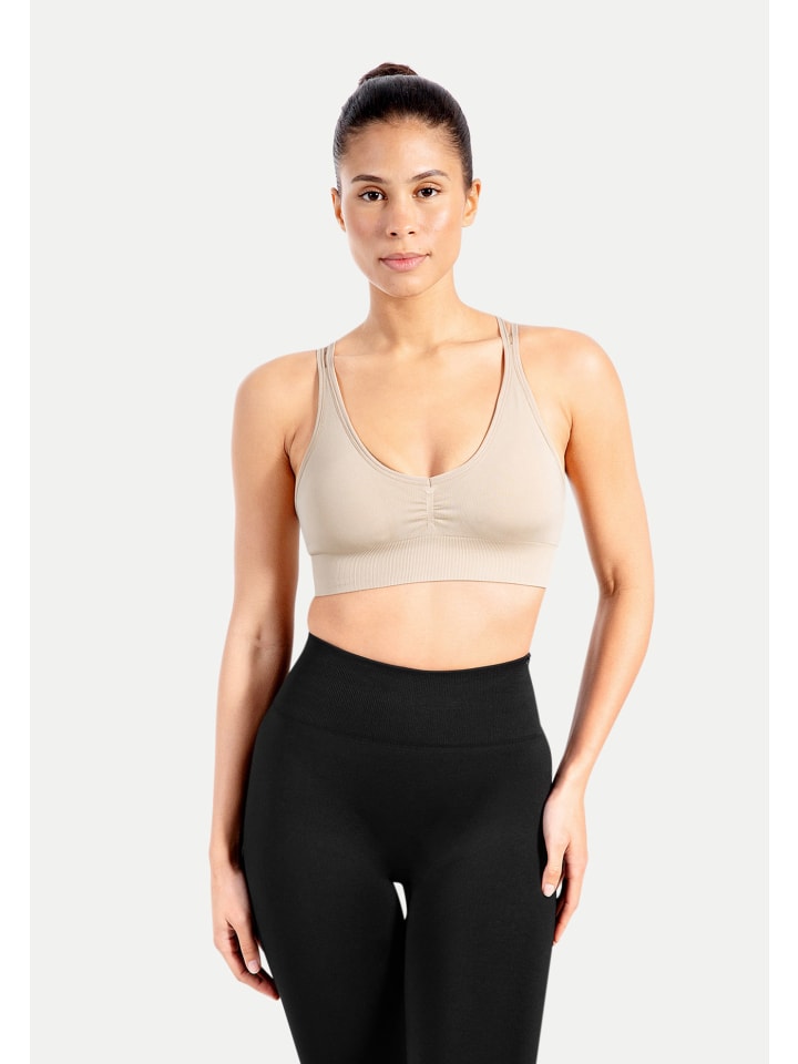 Sport BH Katrin in Taupe