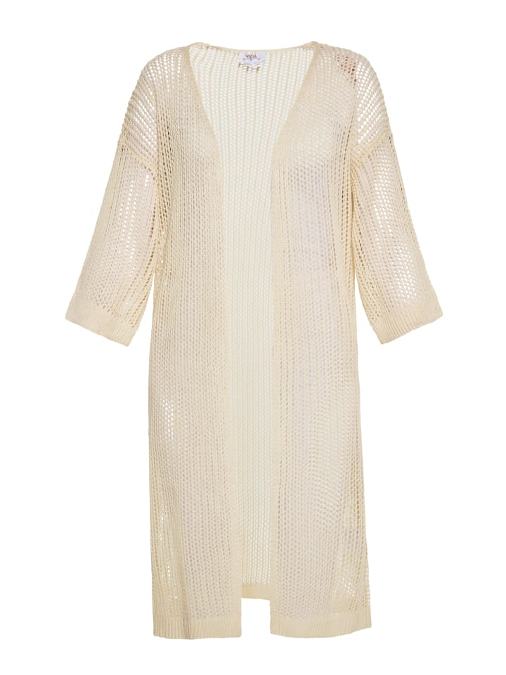 Damen Cardigan in Creme