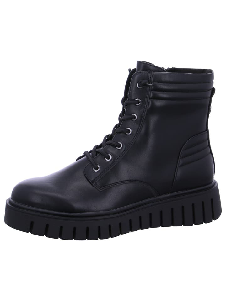 Schnürstiefel  in Schwarz