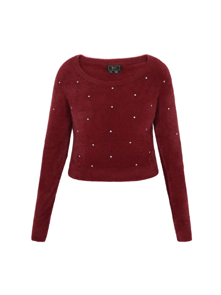 Women Sweater in burgundy