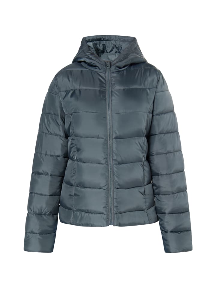 Damen Steppjacke in Holzkohle